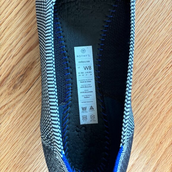 Rothy's Black & White Patterned Flat - Picture 5 of 5